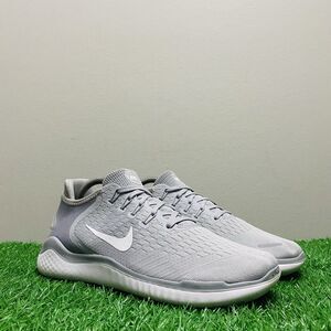 Nike Free RN Mens Running Shoes Sneakers 942836-003 Wolf Grey White Size 9.5